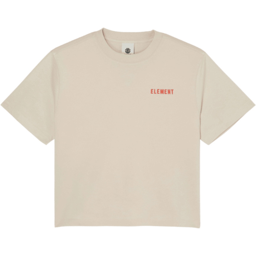 2026 Element Womens Peace Of Mind T-Shirt ELJZT00148 - Oat Milk